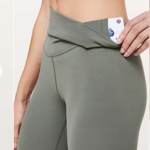 Lululemon Align Crop *21" Grey Sage | size 6 - Picture 7 of 7